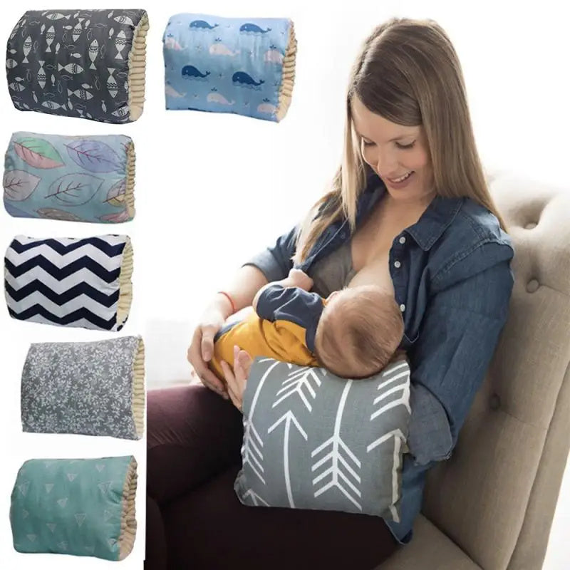 Adjustable baby nursing pillow for breastfeeding and baby feeding support