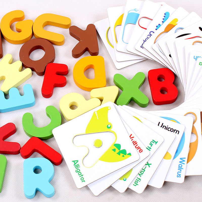 Wooden jigsaw puzzle supporting cognitive development