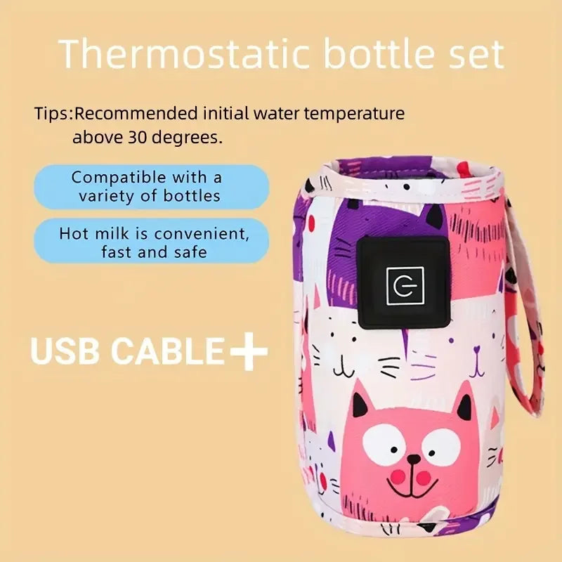Nursing bottle warmer for breast milk