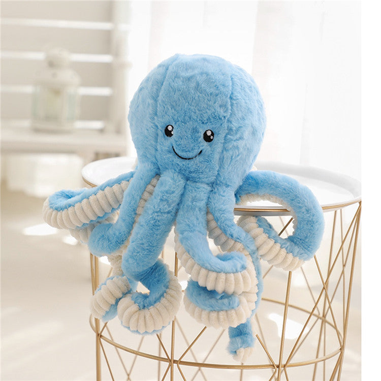 Blue baby octopus plush toy