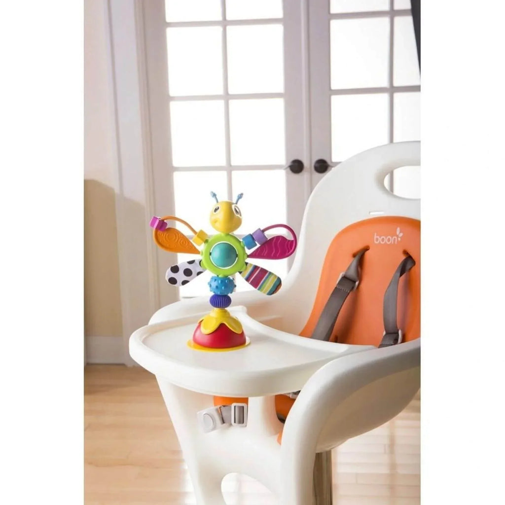 Baby toy designed for mealtime entertainment