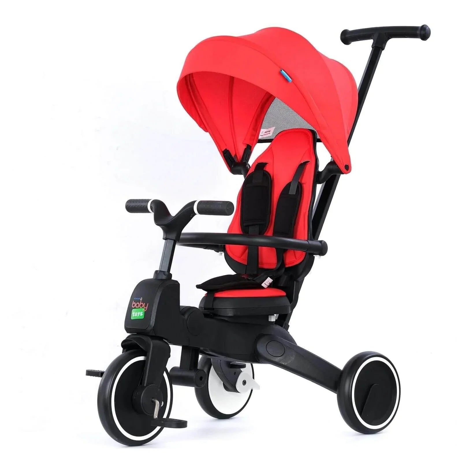 3 in 1 panda baby tricycle