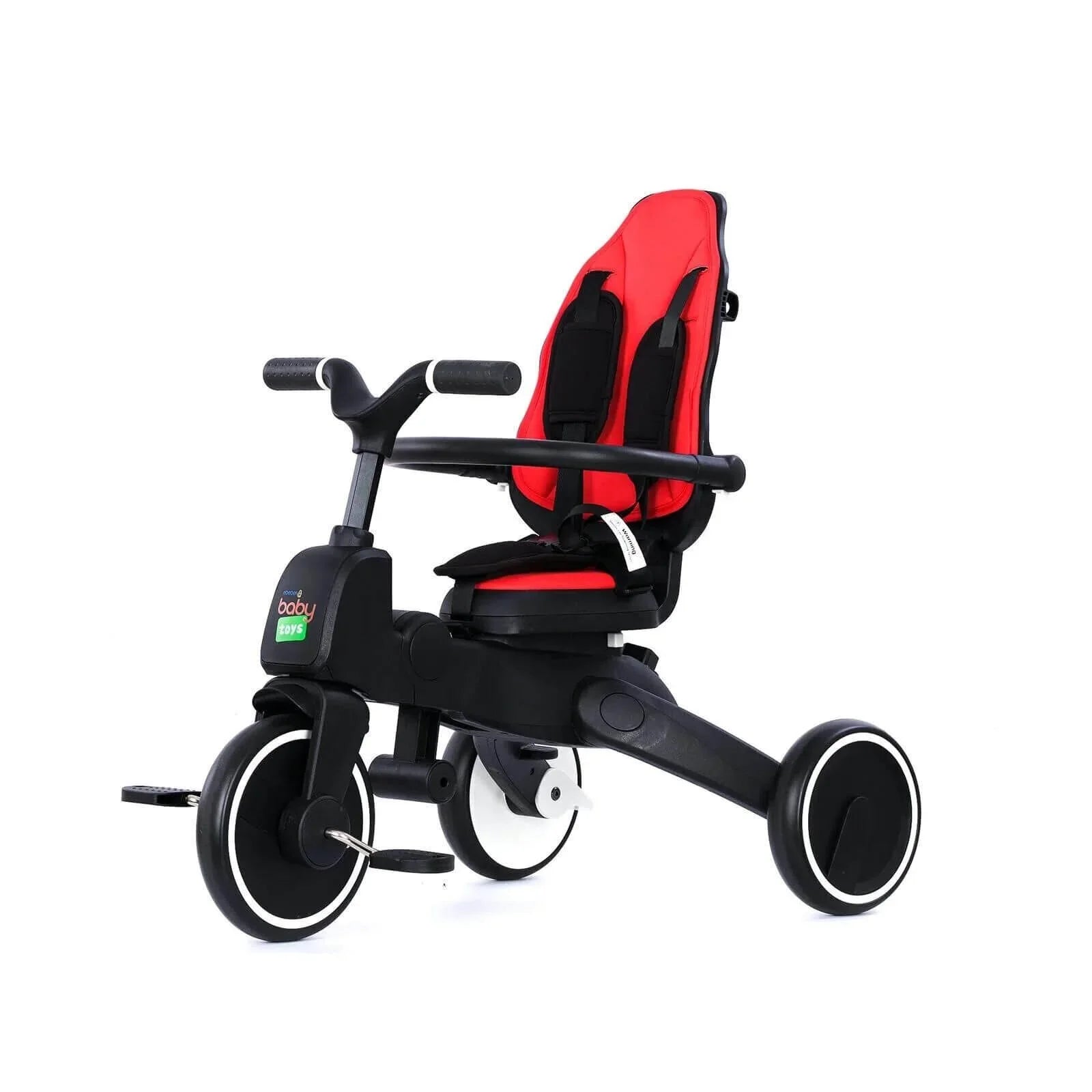Baby tricycle safety belt system