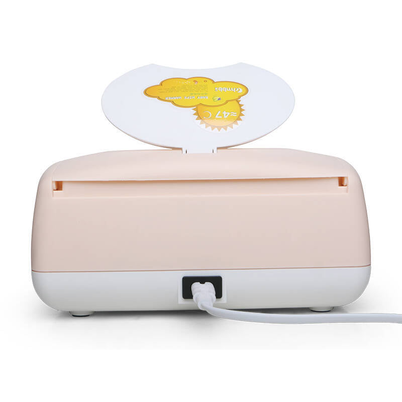 Warm wipes ready for baby