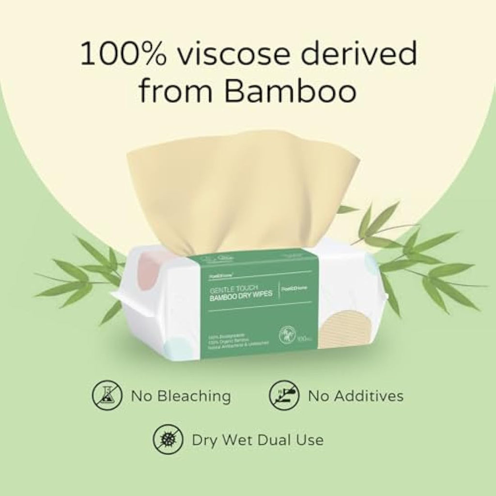 Ultra soft bamboo dry baby wipes 400 count