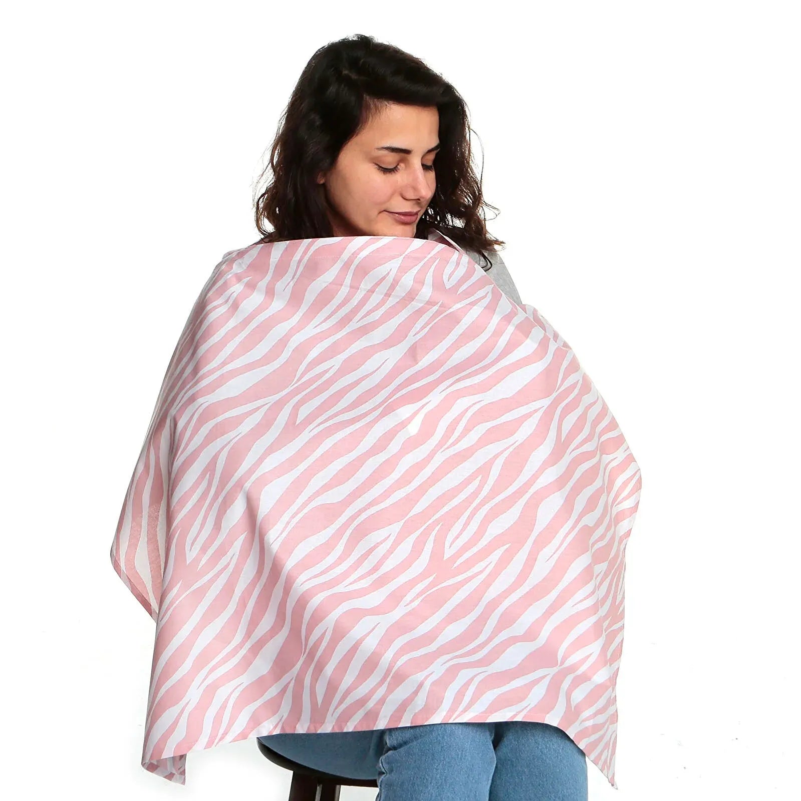 Adjustable breastfeeding nursing cover providing privacy and comfort