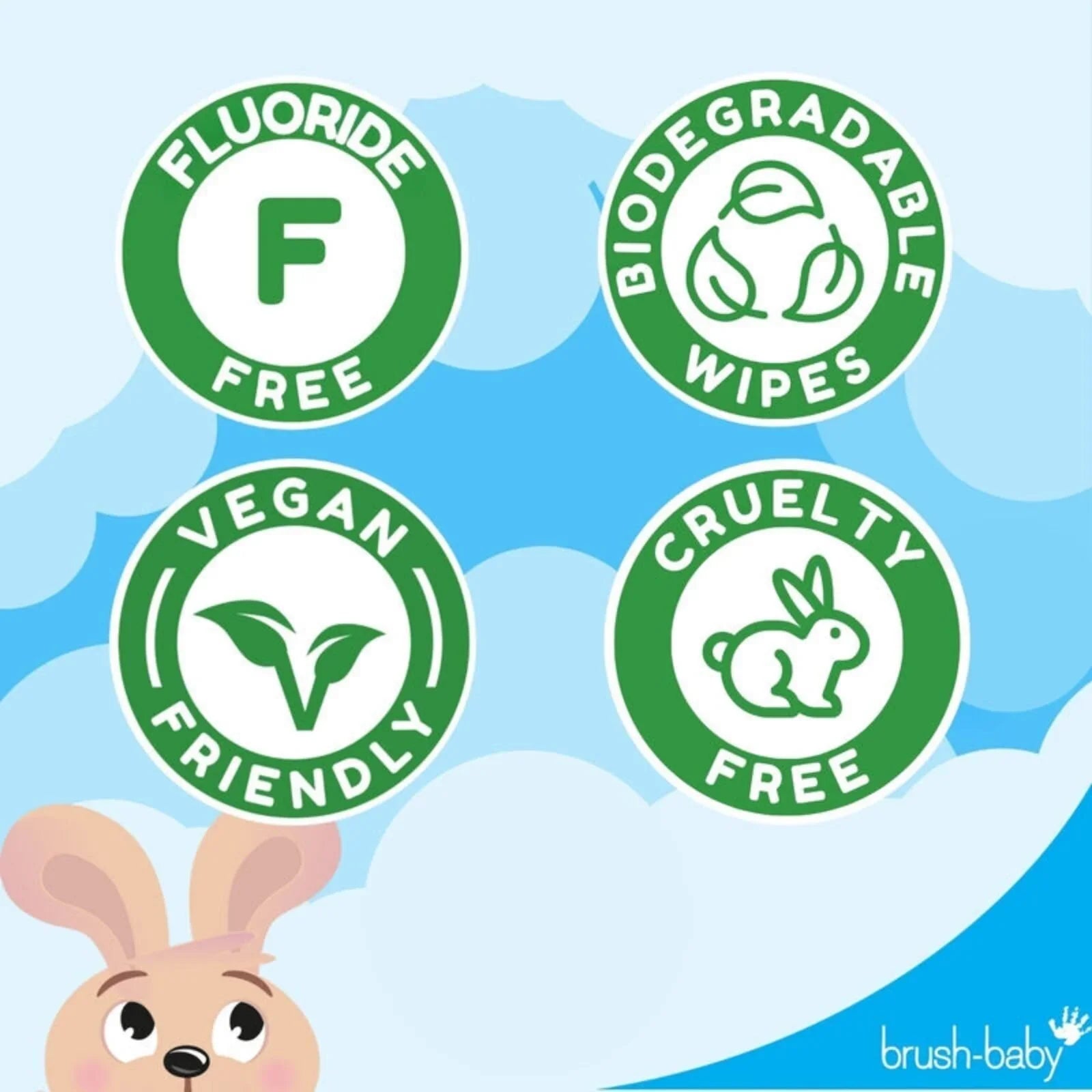 Soothing infant tooth wipes for gums