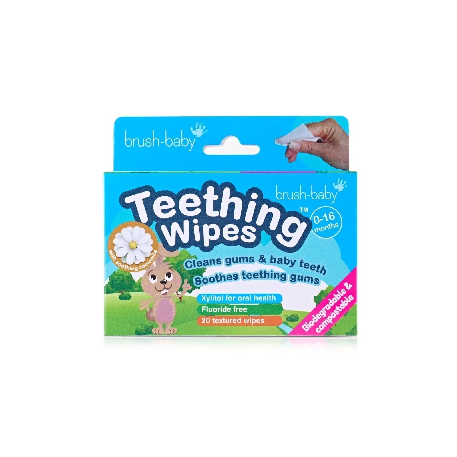 brush-baby Infant Tooth Wipes 20 pack