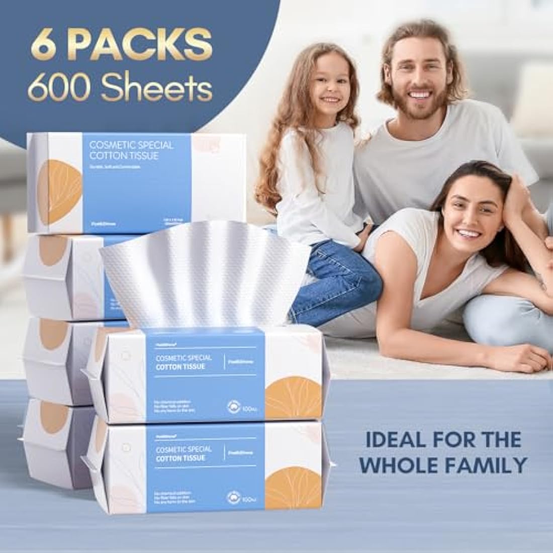 cotton face tissue