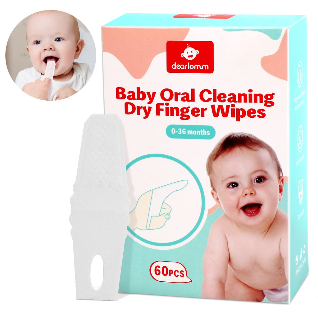 Dearlomum baby dry wipes and tongue cleaner 60 pcs