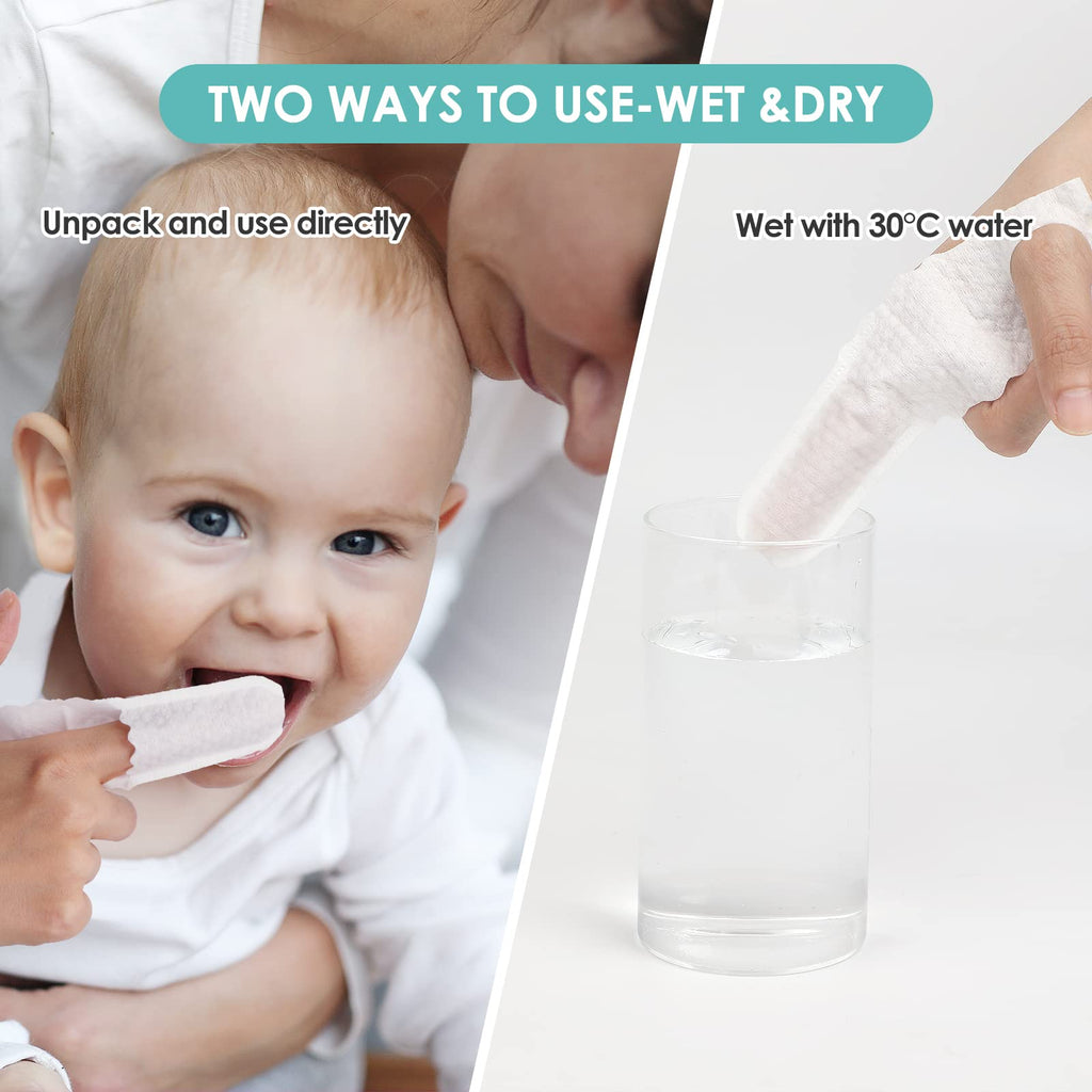 Medical grade baby oral care dry wipes