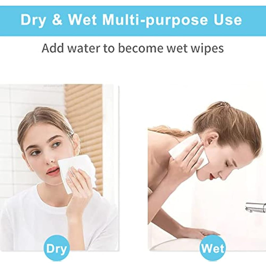 disposable cotton face towels