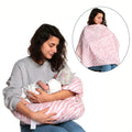 eco breastfeeding feeding pillow for newborns with infant support and nursing cover