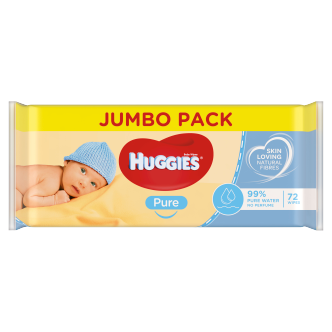 Huggies Pure Baby Wipes 10 x 72 pack