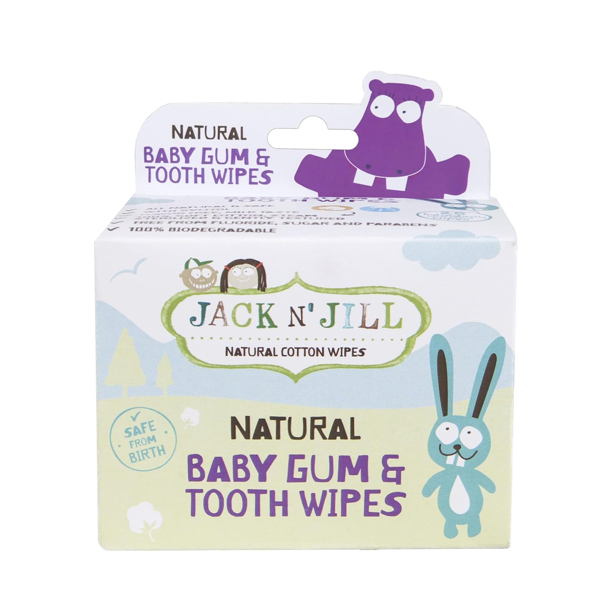 Jack N’ Jill baby gum and tooth wipes 25 pack
