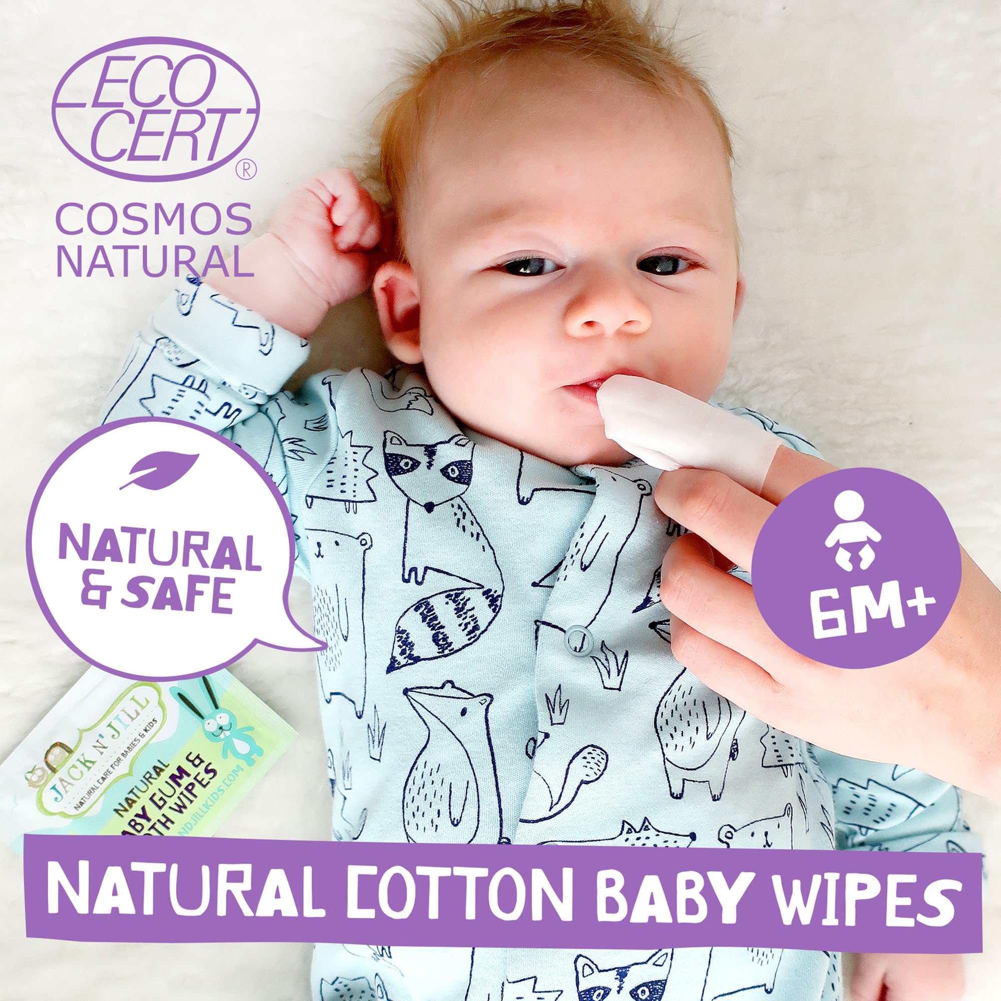 Newborn baby oral care gum and tooth wipes