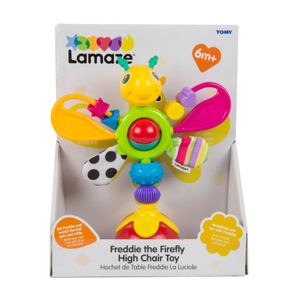 Lamaze baby toy with teething rings
