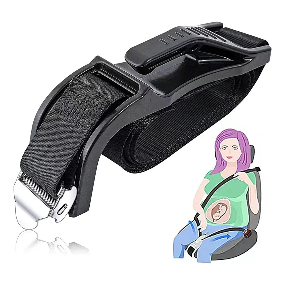 Maternity seat belt extender for comfort