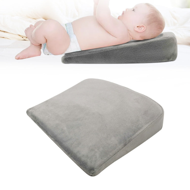 Memory foam infant nursing pillow Crystal Soft Gray