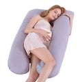 Pregnancy pillow reducing spine pressure