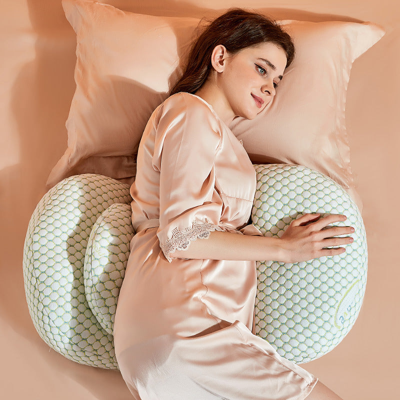 Side sleeper pregnancy pillow support
