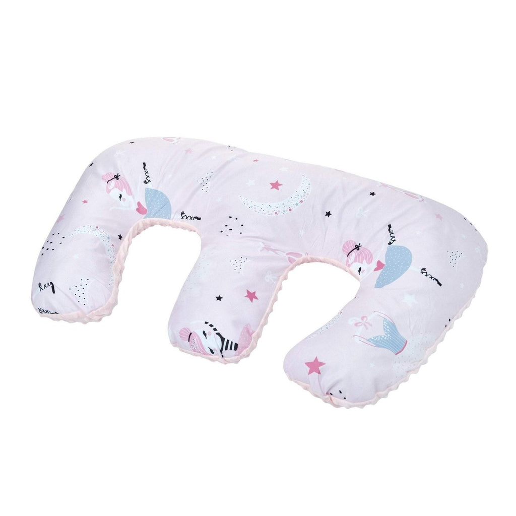 Twin nursing pillow for tandem feeding