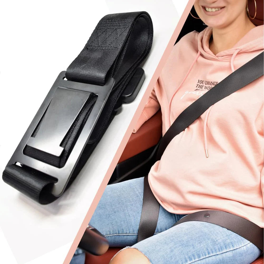 Unborn baby car protection belt adjuster