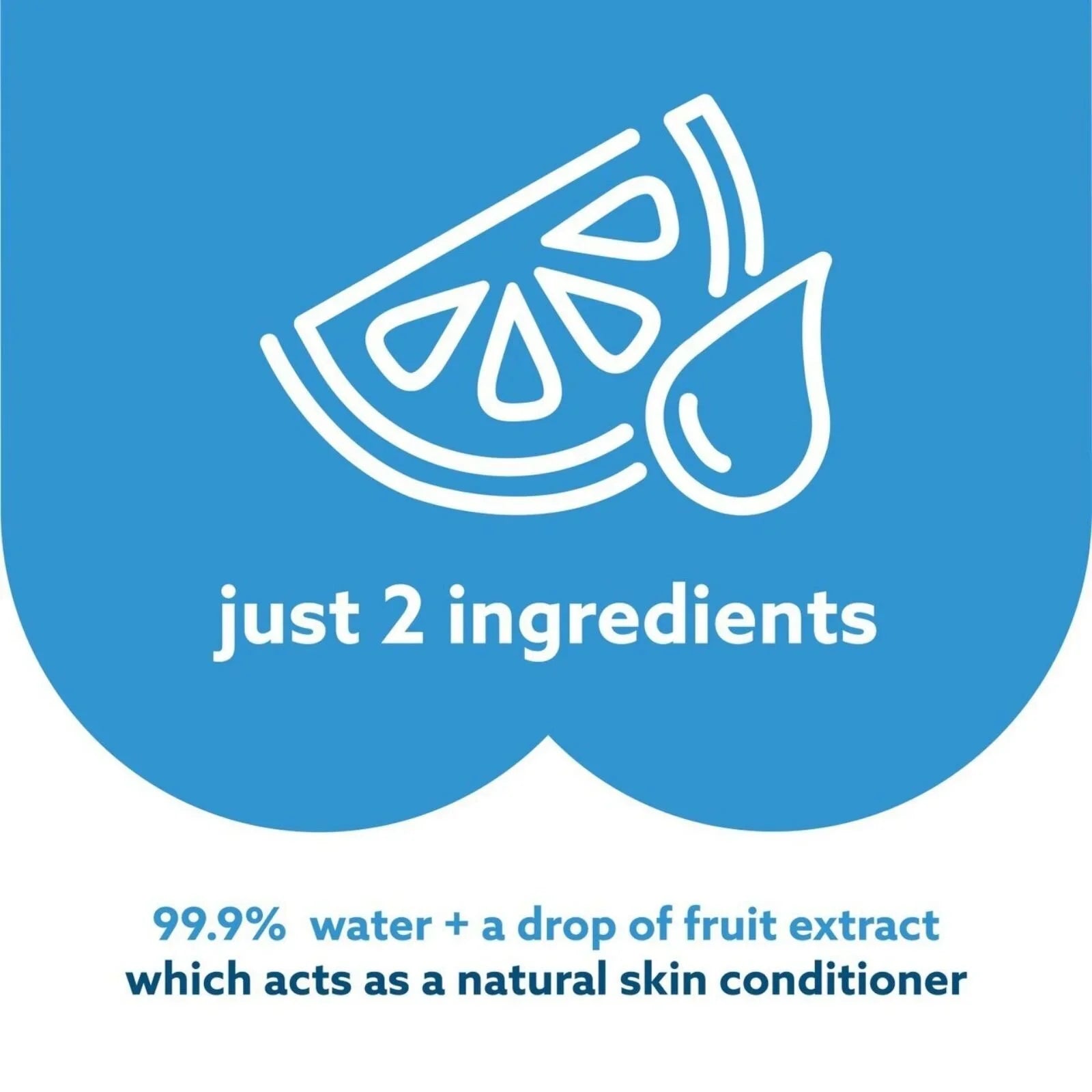 Sensitive baby skin safe wipes