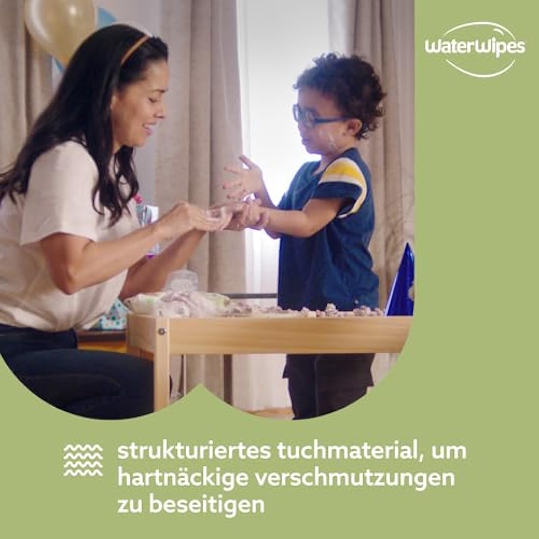 2x stronger textured WaterWipes for sensitive skin