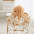 Yellow octopus plush toy for baby